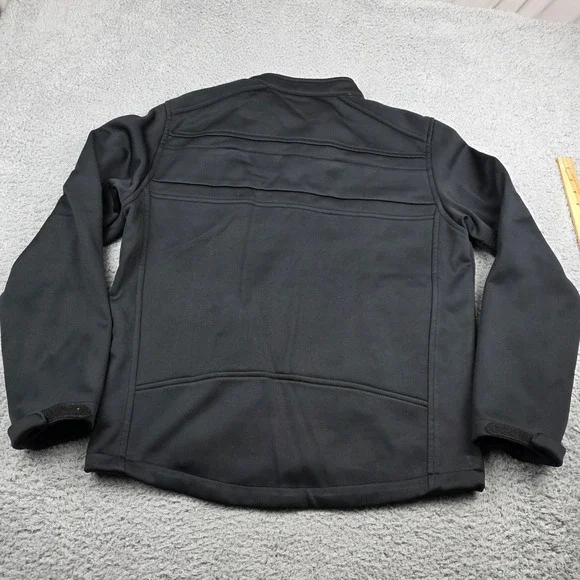 Harley Davidson Mens 2013 Black Precision Softshell Zip Jacket Medium